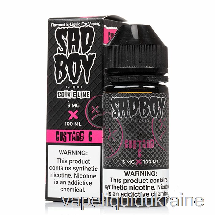 Vape Liquid Ukraine Custard Cookie - Sadboy - 100mL 0mg